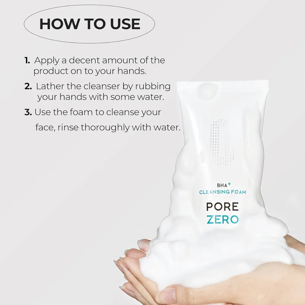BHA+ Pore Zero Cleansing Foam 150g - Image 4