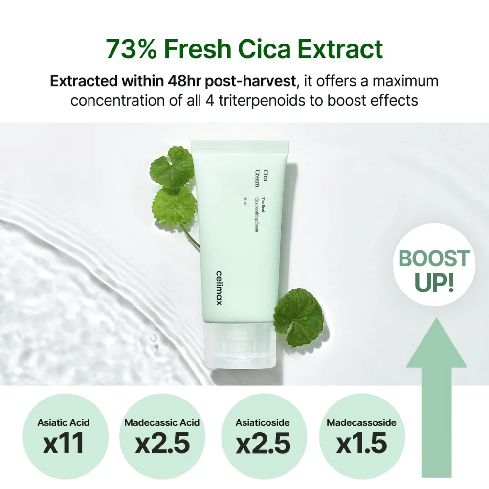 The Real Cica Soothing Cream 50ml - Image 2