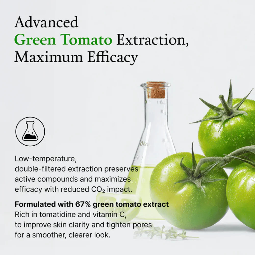 Green Tomato Clay Mask Cleanser 120ml - Image 5