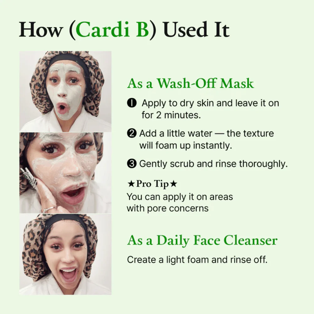 Green Tomato Clay Mask Cleanser 120ml - Image 6