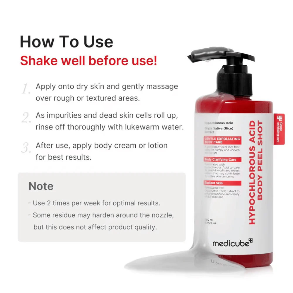 Hypochlorous Acid Body Peel Shot 280ml - Image 5