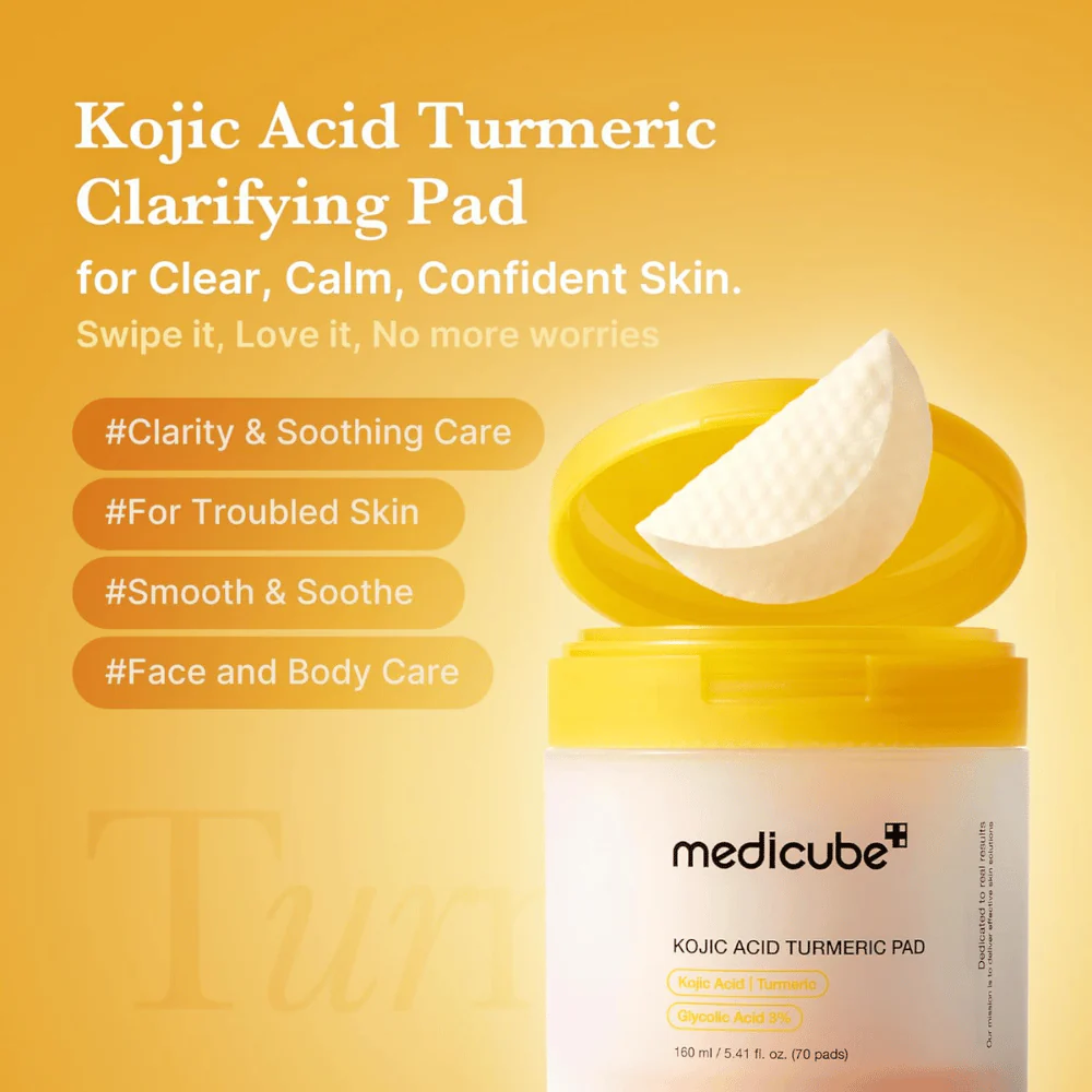 Kojic Acid Turmeric Pad (70 pads) - Image 2