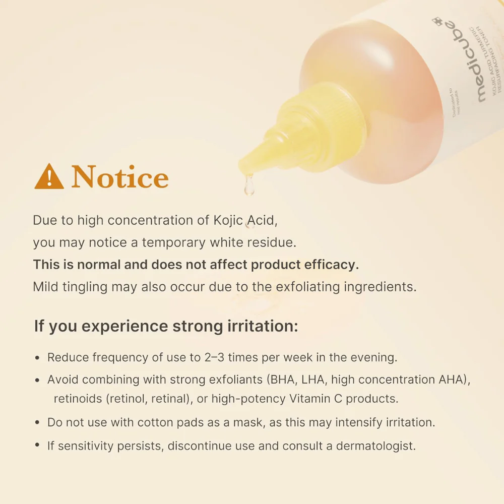 Kojic Acid Turmeric Resurfacing Toner 250ml - Image 6