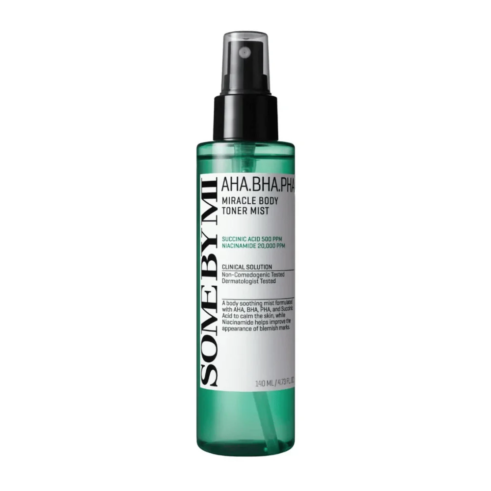 AHA, BHA, PHA Miracle Body Toner Mist 140ml